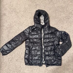 Kids Black Puffer Jacket